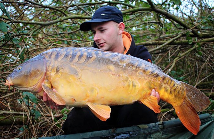 Jake Kop ving een serie mooie vissen, waaronder deze rakker.