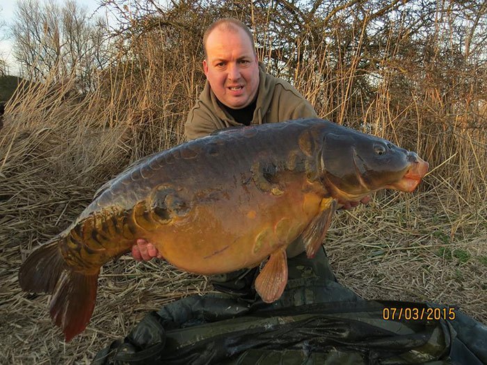 Johan Erven begon zijn jaar ook goed met deze prachtige spiegel! Good angling!