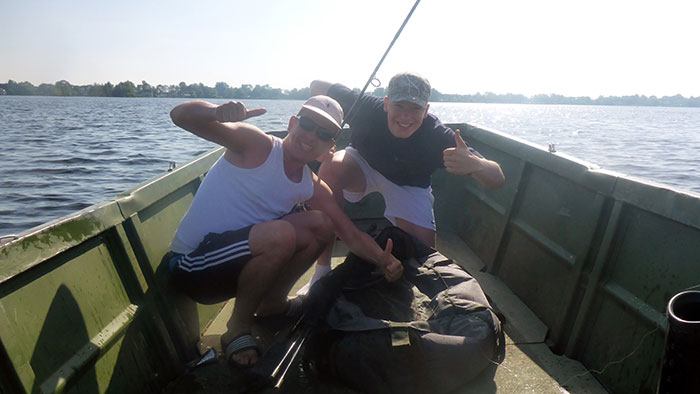 Maximale voldoening: het begeleiden van jeugdige vissers!