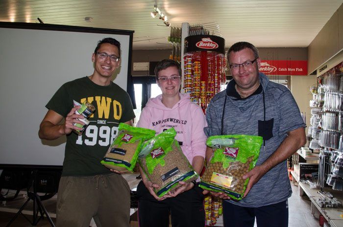 Tijdens het laatste weekend vingen Gerrie en Sharon maar liefst 7 karpers en scoorden hiermee het grote CC Moore pakket!