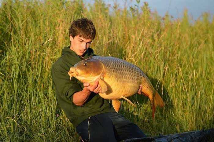 Weer een dikke Nederlandse 20kg plus schub die heel hoog op Tom zijn lijstje stond.