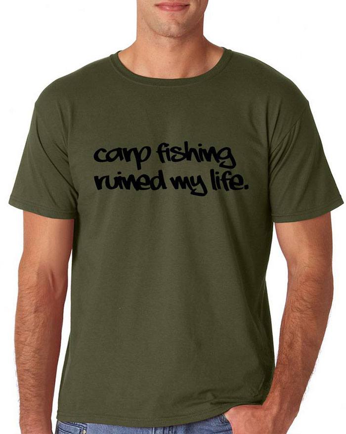 carp-fishing-ruined-my-life-t-shirt-army-green
