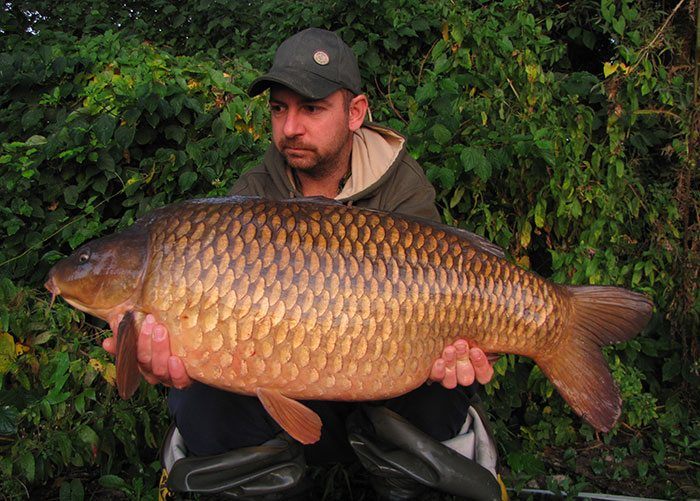 Een 'Big Lake Carp' voor Gunther. Een vangst die zorgde voor enorm veel voldoening.
