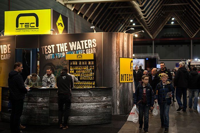 Op de stand van NTEC werd met veel belangstelling gekeken naar endtackle range.