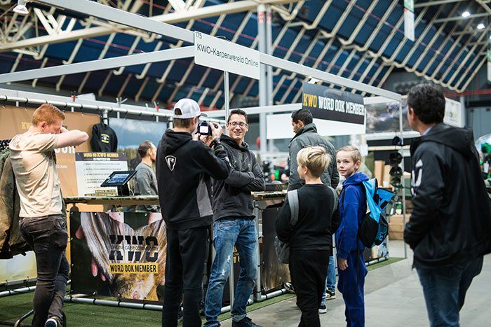 De jeugd wist de KWO stand massaal te vinden!